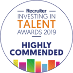 Recruiter - Investing in Talent Awards 2019 - Highly Commended